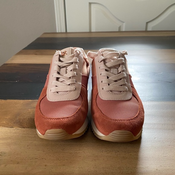Rose Gold Michael Kors Sneakers - Picture 2 of 5